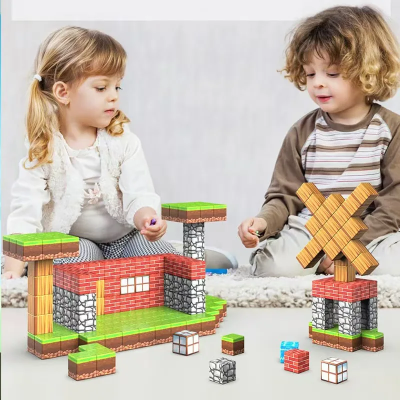 ClaryTime Magnetic Building Blocks (100-Piece) view 3